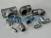 ASTM CF8M 316 TEE الفولاذ المقاوم للصدأ BSP DN100 150LB المياه الصناعية في المخزون